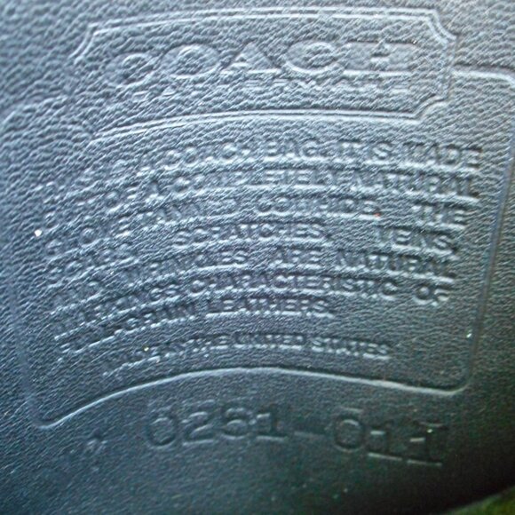 Vintage Coach NWOT Mini Belt Bag Pre 1994, 9826 in Black - Picture 9 of 10